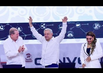 AMLO cerró su última Convención Bancaria: 'Me han tratado muy bien y yo cumplí mis compromisos'