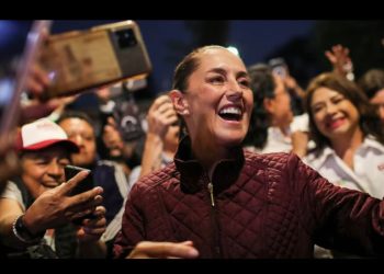 Sheinbaum ofrece a empresarios de EE UU reducir el tiempo de cruce de mercancías en la frontera