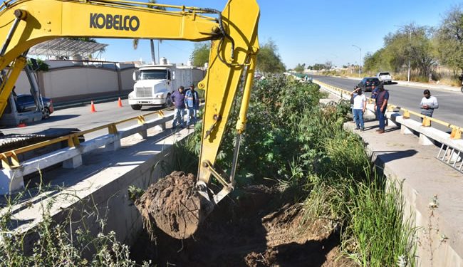 Retira Servicios Públicos Municipales más de 9 mil toneladas de residuos de canales
