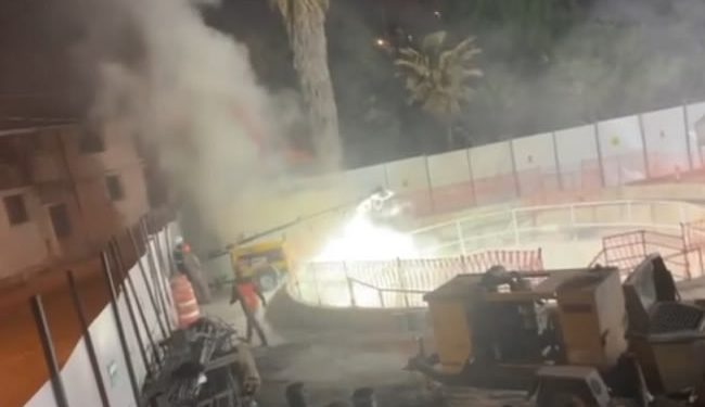 Explosión esta noche en el lugar donde se realiza el túnel para el tren en Nogales alerta a vecinos