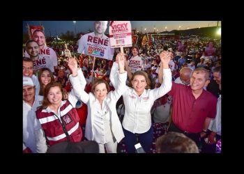 Acompaña Lorenia Valles a los candidatos de Hermosillo y Bavispe en su arranque de campaña