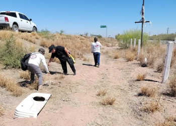 Madres Buscadoras hallan restos humanos por la carretera Navojoa-Los Mochis