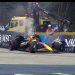 Checo Pérez choca en la Q1 en Hungría y revive fantasmas de reemplazo