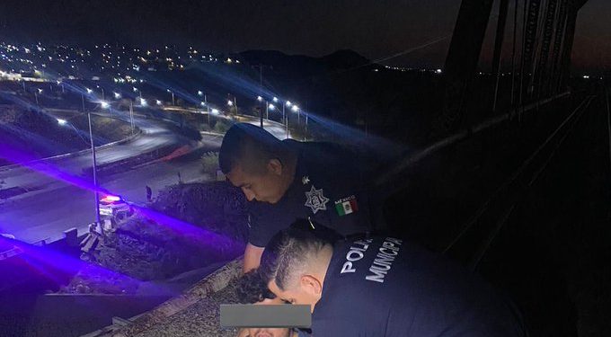 Policías frustran intento de suicidio en presa de Hermosillo