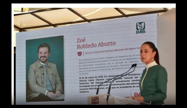 Continuará Zoé Robledo al frente del IMSS: Sheinbaum