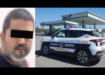 Sujeto rocía de gasolina un auto e intenta prenderle fuego; esto ocurrió en una estación de gasolina del PMA