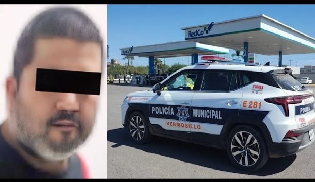 Sujeto rocía de gasolina un auto e intenta prenderle fuego; esto ocurrió en una estación de gasolina del PMA