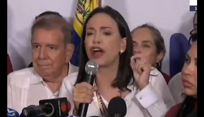 María Corina Machado aseguró que la oposición logró el 70% de votos en las elecciones de Venezuela: “La victoria es abrumadora”