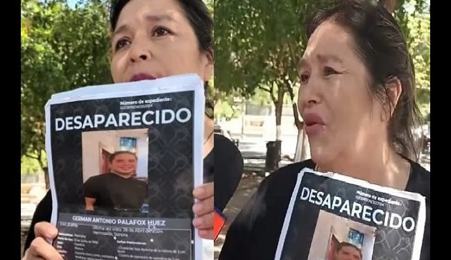 Madre busca apoyo del Gobernador para que se agilice la búsqueda de su hijo desparecido el 28 de abril