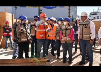 Supervisan trabajos de la rehabilitación del Mercado Municipal: presenta 45% de avance