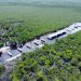 Culpan a obras del Tren Maya de inundaciones en Bacalar