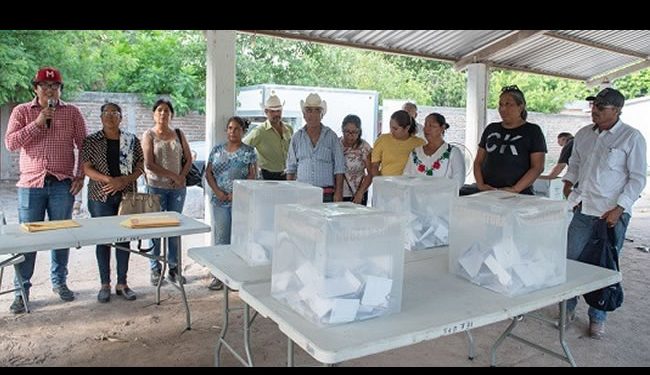 Realiza IEE Sonora jornada de elección de regidora étnica Yoreme-Mayo para el Cabildo de Navojoa