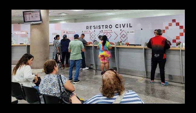 Continúa Registro Civil con fallas en los sistemas informáticos que permanecen en mantenimiento