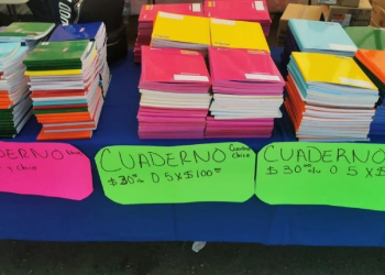 Feria de regreso a clases 2024: autoempleados instalan tianguis escolar en Hermosillo