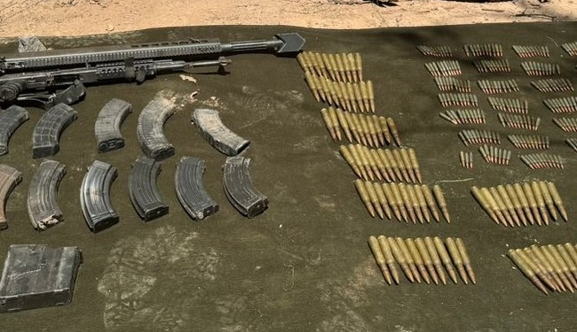 En Sonora, Guardia Nacional y Ejército Mexicano aseguran armas largas, cargadores y más de mil 300 cartuchos