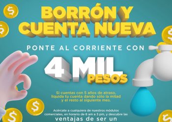 ¿Debes 5 años de agua? Si vives en Hermosillo, paga 4 mil pesos y regulariza tu servicio
