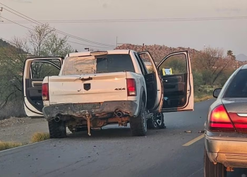 Enfrentamientos armados en Caborca, dejan al menos dos muertos y dos militares heridos