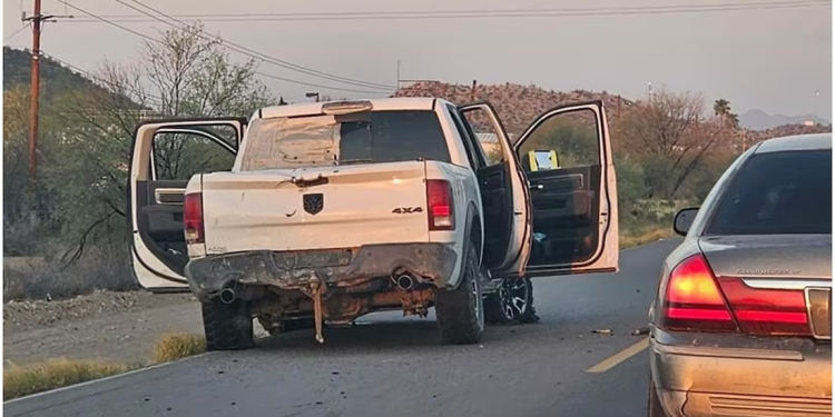 Enfrentamientos armados en Caborca, dejan al menos dos muertos y dos militares heridos