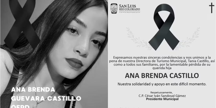 Muere en ataque armado hija de la directora de Turismo de San Luis Río Colorado, Sonora