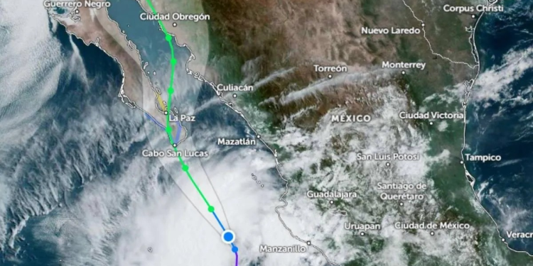 ¡Alerta! Depresión Tropical Nueve-E se dirige a BCS, Sinaloa y Sonora: Sigue su trayectoria EN VIVO