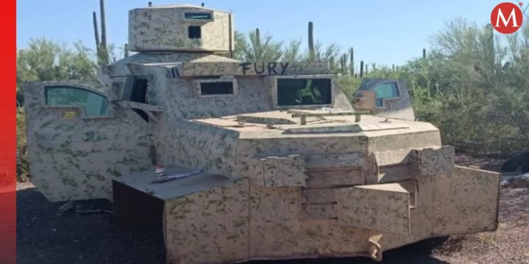 Marina asegura vehículos blindados tipo ‘monstruo’ de grupo criminal en Arivechi