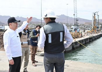 Consolida Durazo modernización del Puerto de Guaymas como puerta logística del noroeste