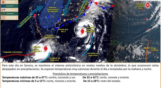 Cerrará mes de septiembre sin lluvias en Sonora: Conagua