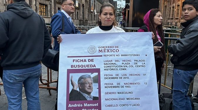 Lanza Ceci Patricia ficha de búsqueda a AMLO: ‘tómese un descanso, nosotras seguiremos buscando’