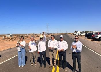 Entrega Alfonso Durazo carretera Peñasco-Golfo de Santa Clara