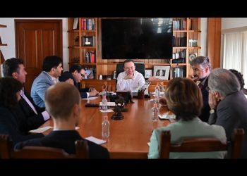 Potencia Durazo proyectos estratégicos del Plan Sonora con directivos del Banco Mundial y Puerto de Amberes