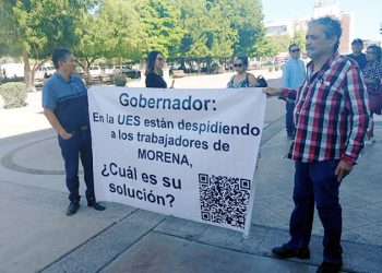 Exigen ex trabajadores de la UES reinstalación