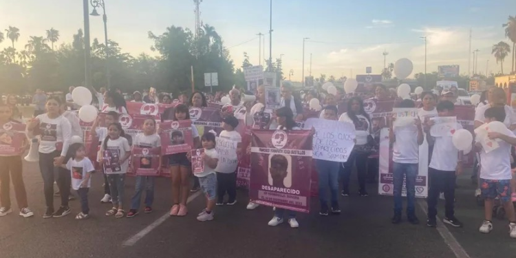 Colectivos de Búsqueda Realizaron Marcha por los Desaparecidos en Sonora