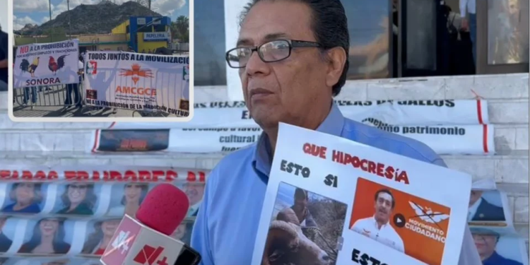 Galleros alistan megamarcha internacional en Hermosillo