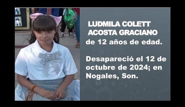 Reportan desaparición de menor de 12 años en Nogales; Activan Alerta AMBER