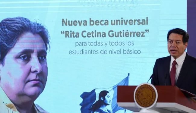 Aumentan a mil 900 pesos la beca en educación básica que ahora se llamará Rita Cetina