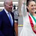 Joe Biden felicitó a la presidenta Claudia Sheinbaum tras investidura
