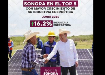 Plan Sonora posiciona al estado en top 5 nacional de crecimiento energético