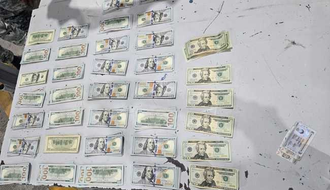 En Sonora, Guardia Nacional , con apoyo de ANAM, detiene a tres personas en posesión de más de 30 mil dólares sin declarar