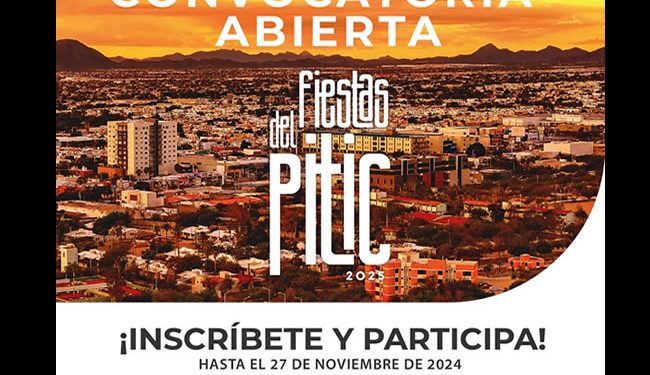 Abre IMCA convocatoria de las Fiestas del Pitic 2025