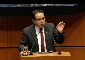 Se pronuncia senador Aguilar a favor de las reformas al Poder Judicial en sesión del pleno del Senado