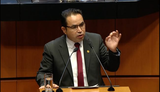 Se pronuncia senador Aguilar a favor de las reformas al Poder Judicial en sesión del pleno del Senado