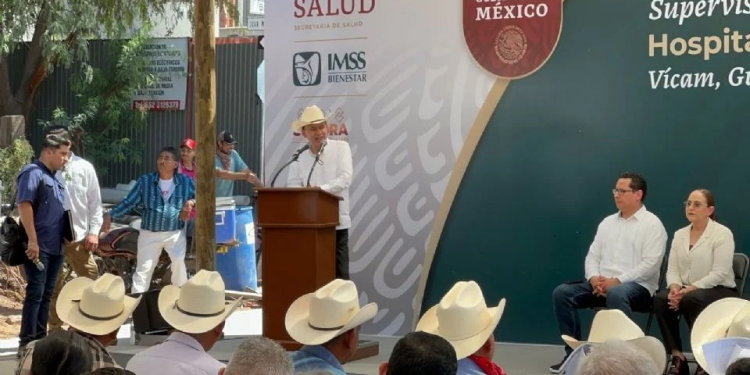 Supervisa Alfonso Durazo avances de IMSS-Bienestar en Vícam