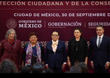 Rosa Icela, García Harfuch y Godoy toman sus nuevos cargos en el gobierno de Sheinbaum