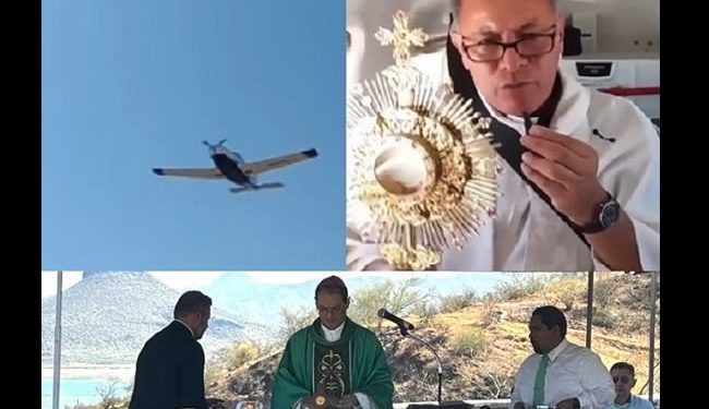 “Oración de altura” por la lluvia en Cajeme; en la Presa El Oviachic hacen misa por el “Don de la Lluvia”