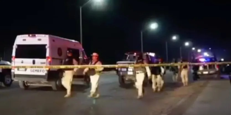 Enfrentamiento Armado en Caborca Deja Vehículos Dañados