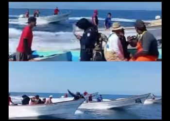 Tensión en el mar tras detención de pescadores ribereños por parte de la Marina en campo pesquero de Guaymas