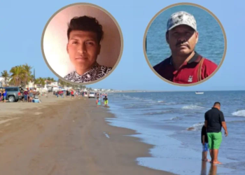 Buscan a pescadores desaparecidos en playa de Huatabampo