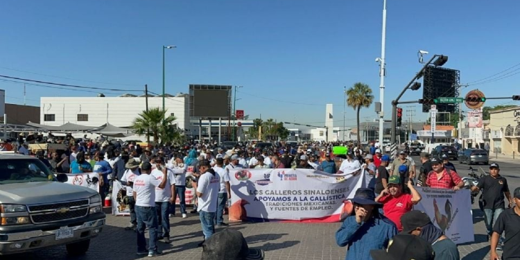 Así fue la megamarcha para rechazar la prohibición a las peleas de gallos en Sonora