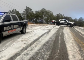Se registran las primeras nevadas de la temporada invernal en Sonora; se esperan temperaturas de -10°C