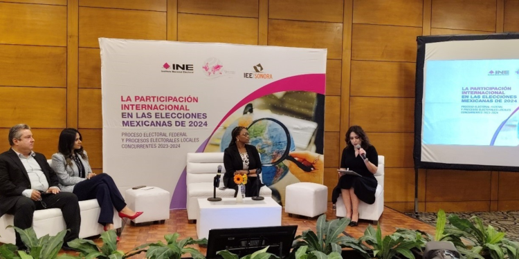 Presentan INE e IEEyPC en Sonora el Foro Regional denominado “La participación internacional en las elecciones mexicanas de 2024”